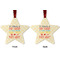 Teacher Quote Metal Star Ornament - Front and Back