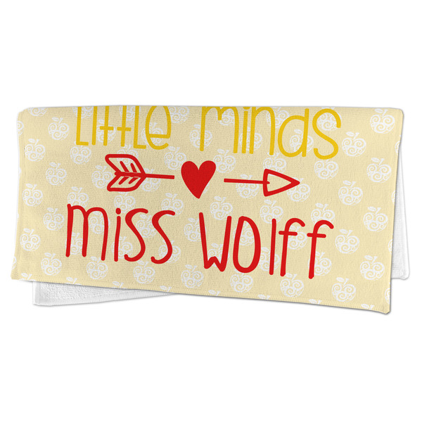 Teacher Quote Microfiber Dish Rag - FOLDED (half)