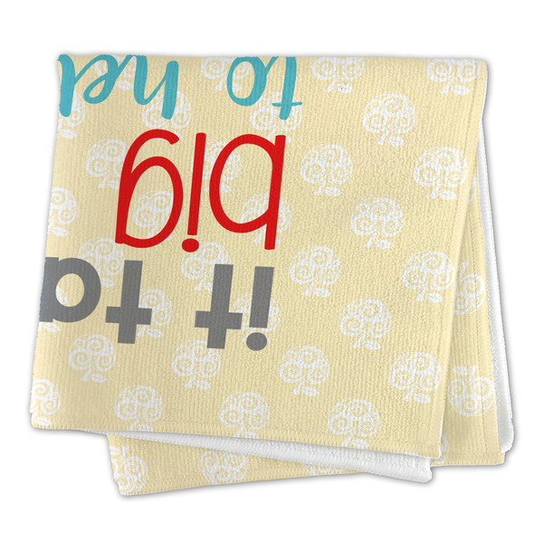 Teacher Quote Microfiber Dish Rag - FOLDED (square)