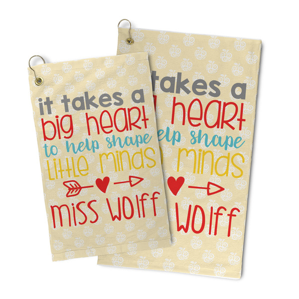 Teacher Quote Microfiber Golf Towel - PARENT/MAIN