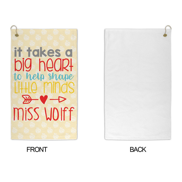 Teacher Quote Microfiber Golf Towels - APPROVAL