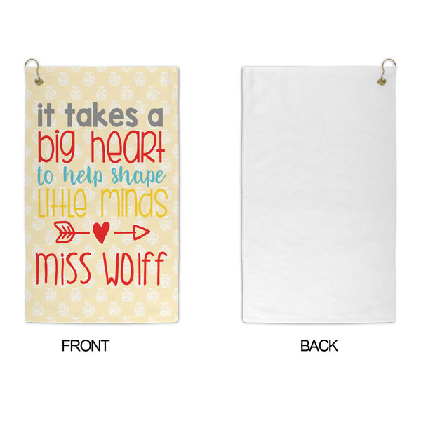 Teacher Quote Microfiber Golf Towels - APPROVAL