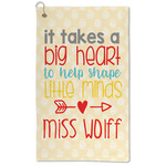Teacher Gift Microfiber Golf Towel (Personalized)