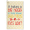 Teacher Gift Microfiber Golf Towel (Personalized)