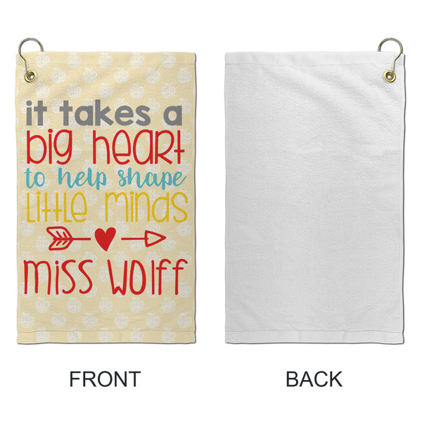 Teacher Quote Microfiber Golf Towels - Small - APPROVAL