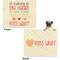 Teacher Quote Microfleece Dog Blanket - Large- Front & Back