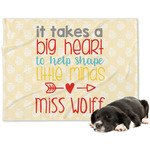 Teacher Gift Dog Blanket - Regular (Personalized)