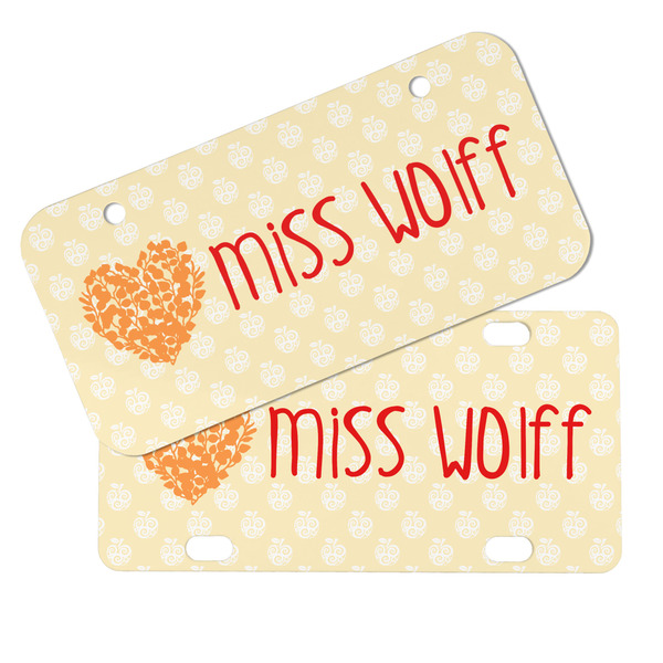 Teacher Quote Mini License Plates - MAIN (4 and 2 Holes)