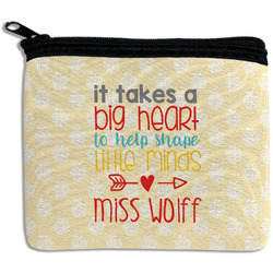 Teacher Quote Rectangular Coin Purse (Personalized)