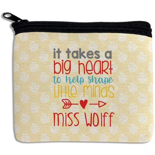 Custom Teacher Gift Rectangular Coin Purse (Personalized)