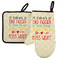 Teacher Gift Left Oven Mitt & Pot Holder Set (Personalized)