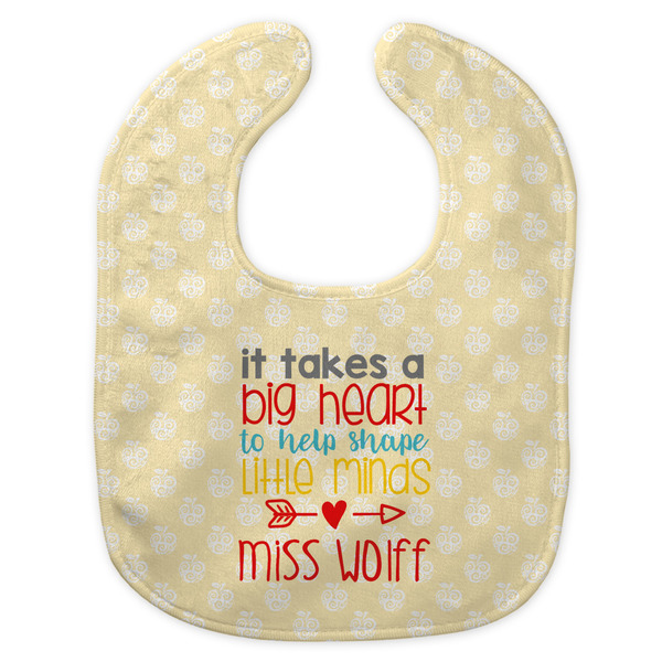 Teacher Quote New Bib Flat Approval