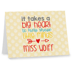 Teacher Gift Note Cards (Personalized)