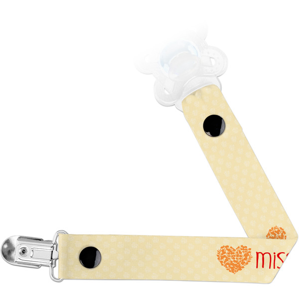 Custom Teacher Gift Pacifier Clip (Personalized)