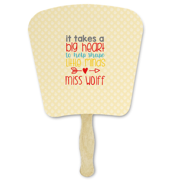 Custom Teacher Gift Paper Fan (Personalized)