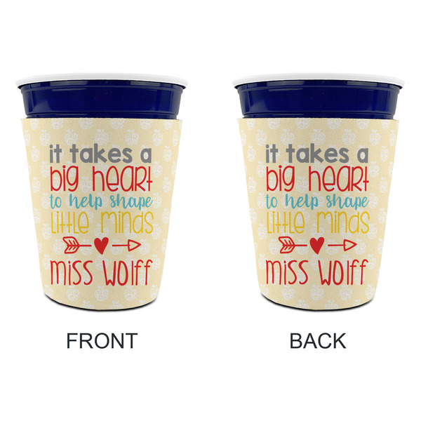 Teacher Quote Party Cup Sleeves - without bottom - Approval