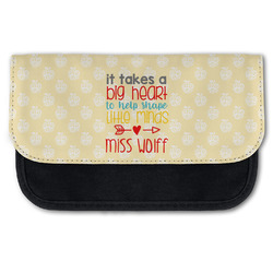 Teacher Quote Canvas Pencil Case w/ Name or Text