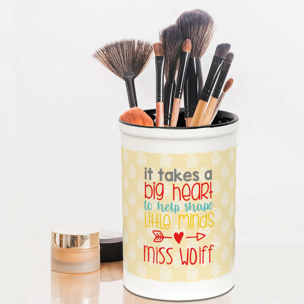 Teacher Quote Pencil Holder - LIFESTYLE makeup