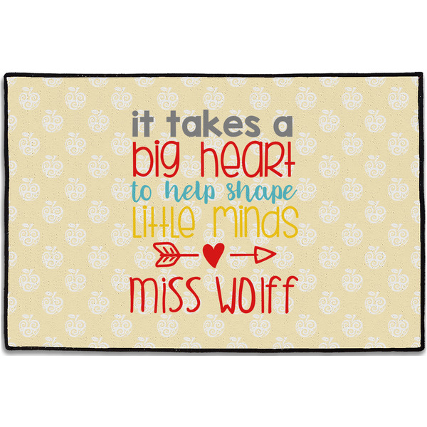 Teacher Quote Personalized Door Mat - 36x24 (APPROVAL)