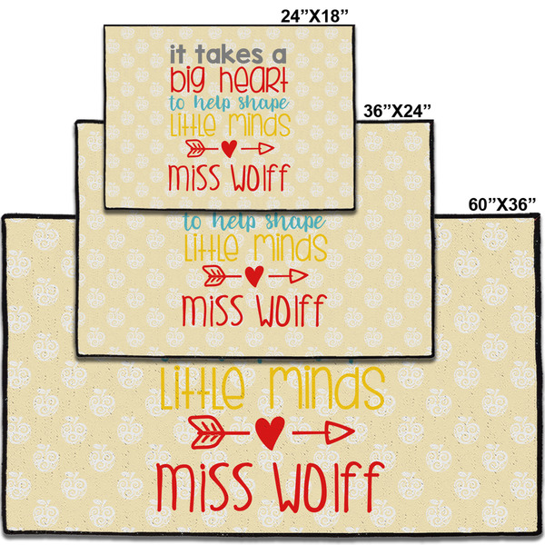 Teacher Quote Personalized Door Mat - Group Parent IMF