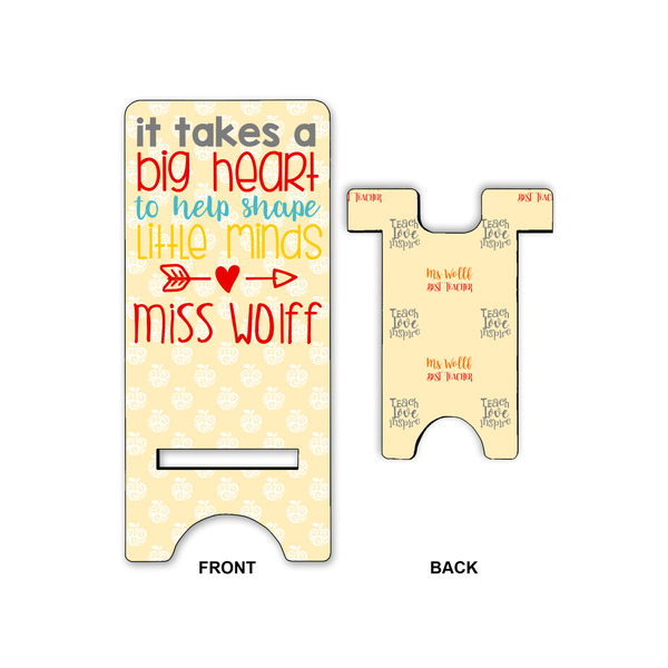 Teacher Quote Phone Stand - Small - Front & Back