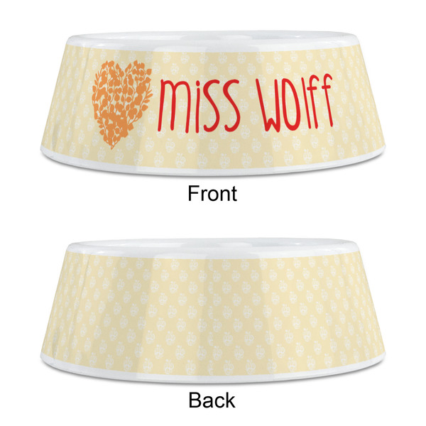 Teacher Quote Plastic Pet Bowls - Medium - APPROVAL