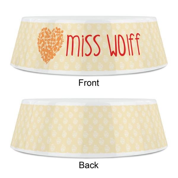 Teacher Quote Plastic Pet Bowls - Small - APPROVAL