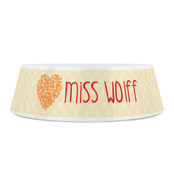 Teacher Quote Plastic Pet Bowls - Small - FRONT