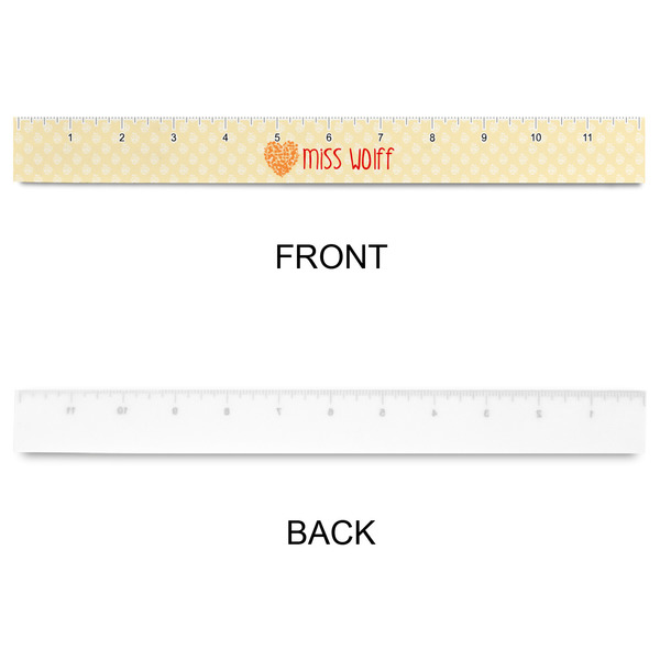Teacher Quote Plastic Ruler - 12" - APPROVAL