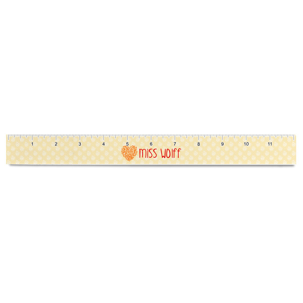Teacher Quote Plastic Ruler - 12" - FRONT