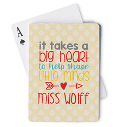 Teacher Quote Playing Cards (Personalized)