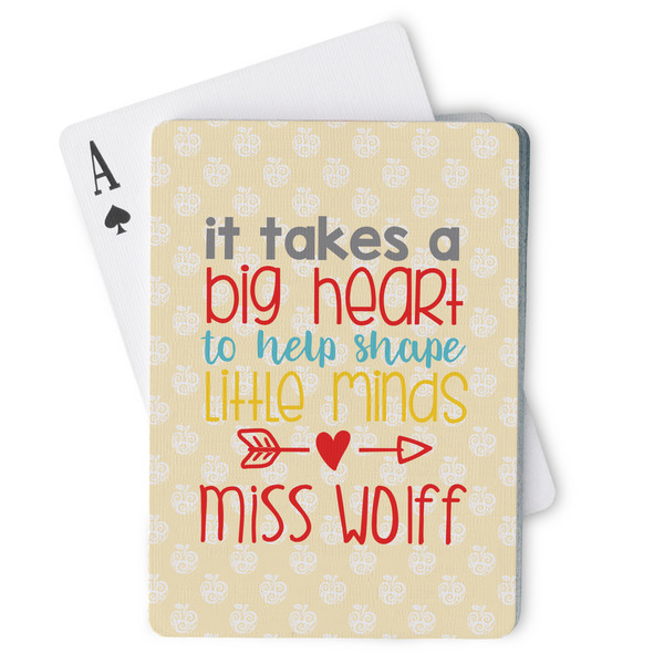 Custom Teacher Gift Playing Cards (Personalized)