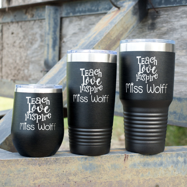 Teacher Quote Polar Camel Tumblers - Group Shot
