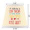Teacher Quote Poly Film Empire Lampshade - Dimensions