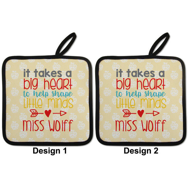 Teacher Quote Pot Holders - Set of 2 APPROVAL