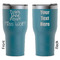 Teacher Quote RTIC Tumbler - Dark Teal - Double Sided - Front & Back