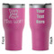 Teacher Quote RTIC Tumbler - Magenta - Double Sided - Front & Back