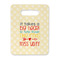Teacher Quote Rectangle Trivet with Handle - FRONT
