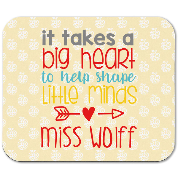 Teacher Quote Rectangular Mouse Pad - APPROVAL