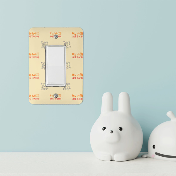 Teacher Quote Rocker Light Switch Covers - Single - IN CONTEXT