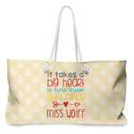 Teacher Gift Large Tote Bag with Rope Handles (Personalized)