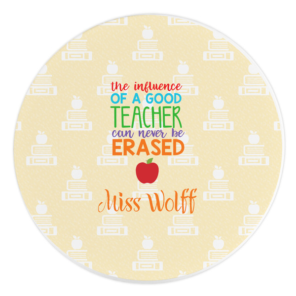 Custom Teacher Gift Round Stone Trivet (Personalized)