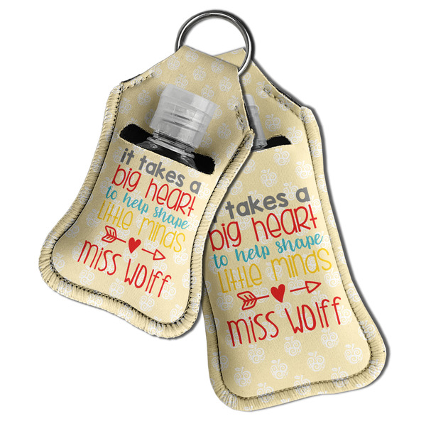 Teacher Quote Sanitizer Holder Keychain - Both in Case (PARENT)