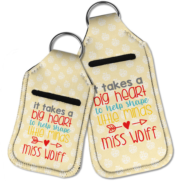 Teacher Quote Sanitizer Holder Keychain - Parent Main