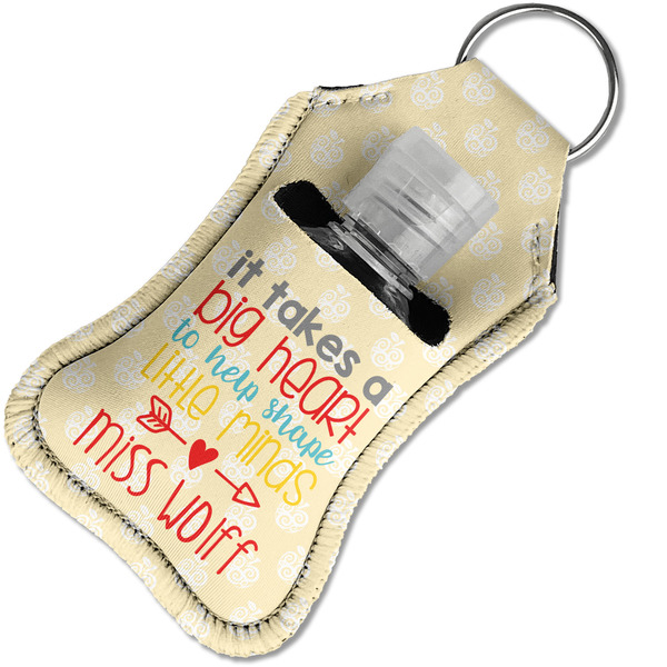 Teacher Quote Sanitizer Holder Keychain - Small in Case