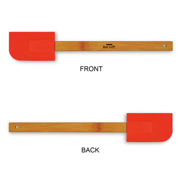 Teacher Quote Silicone Spatula - Red - APPROVAL