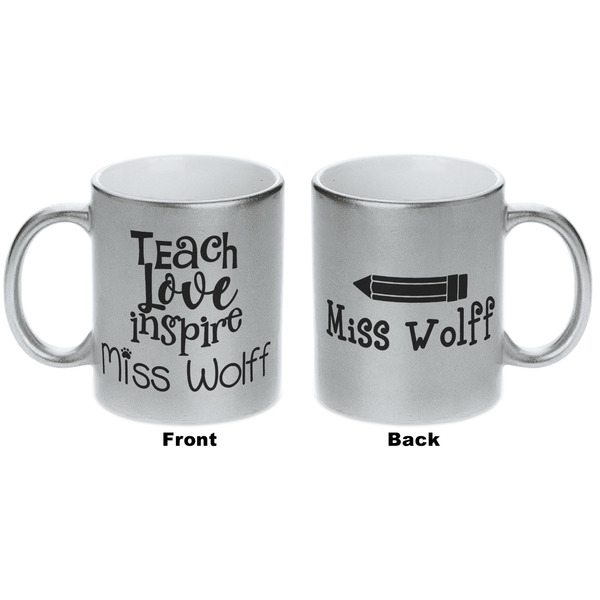 Teacher Quote Silver Mug - Approval
