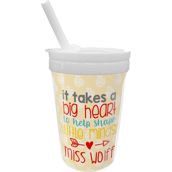 Custom Teacher Gift Sippy Cup with Straw (Personalized)