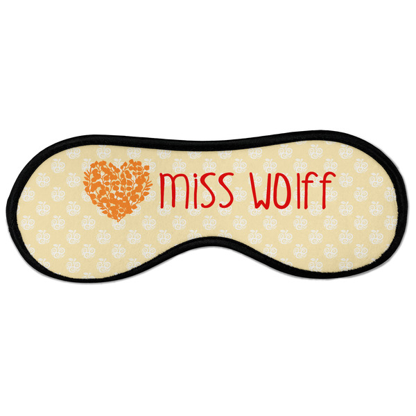 Teacher Quote Sleeping Eye Mask - Front Large