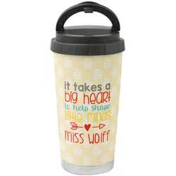 Teacher Quote Stainless Steel Coffee Tumbler (Personalized)